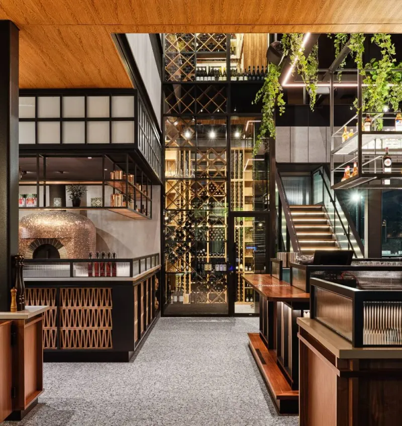 Modern restaurant interior